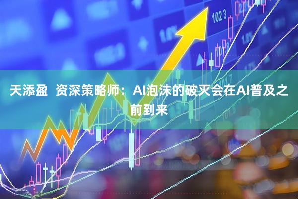 天添盈  资深策略师：AI泡沫的破灭会在AI普及之前到来